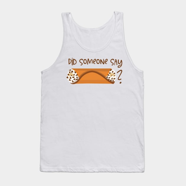 Did someone say cannoli? Tank Top by Get Hopped Apparel